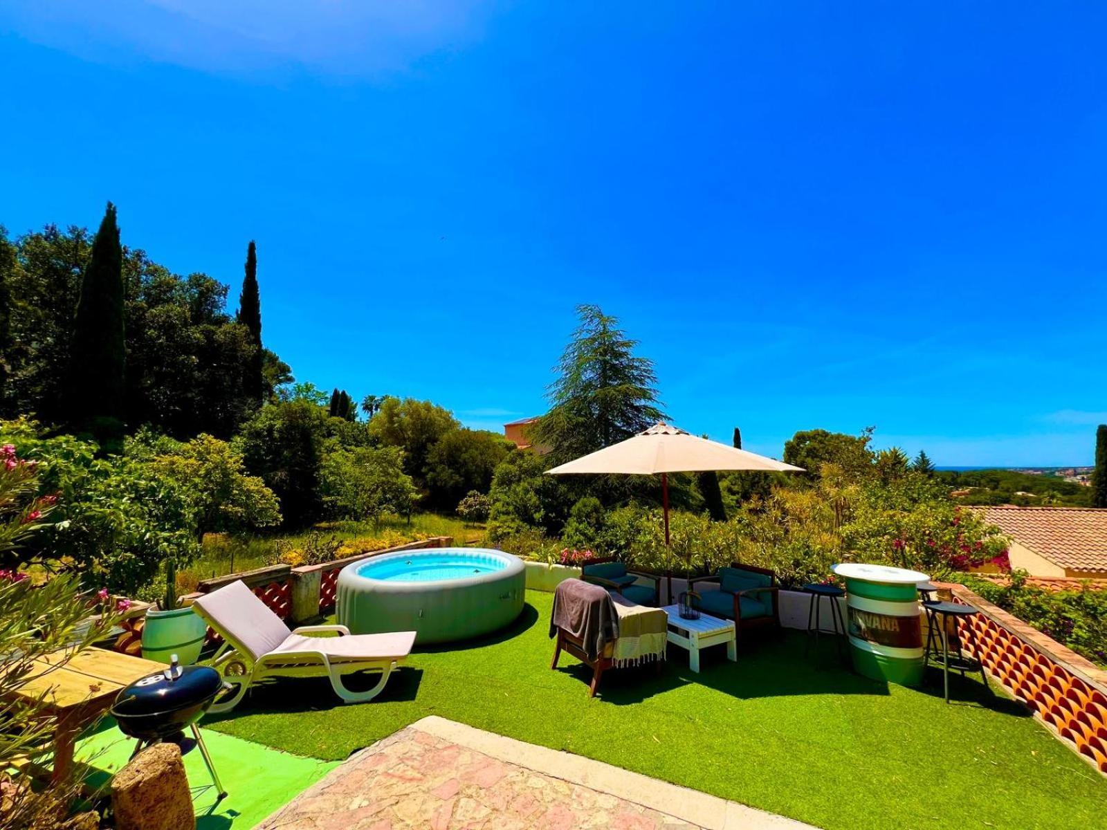 Bastide Provencale Vue Mer A 5 Min De La Plage 사나리쉬르메르 외부 사진